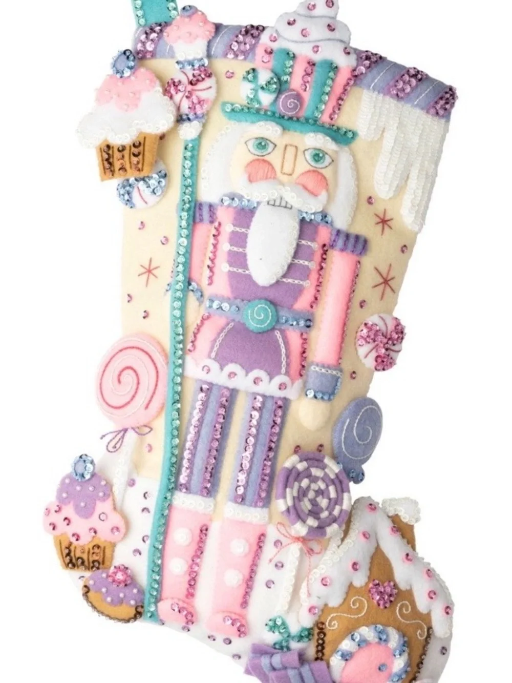 Bucilla Nutcracker Sweet Felt Stocking Kit  #89256E